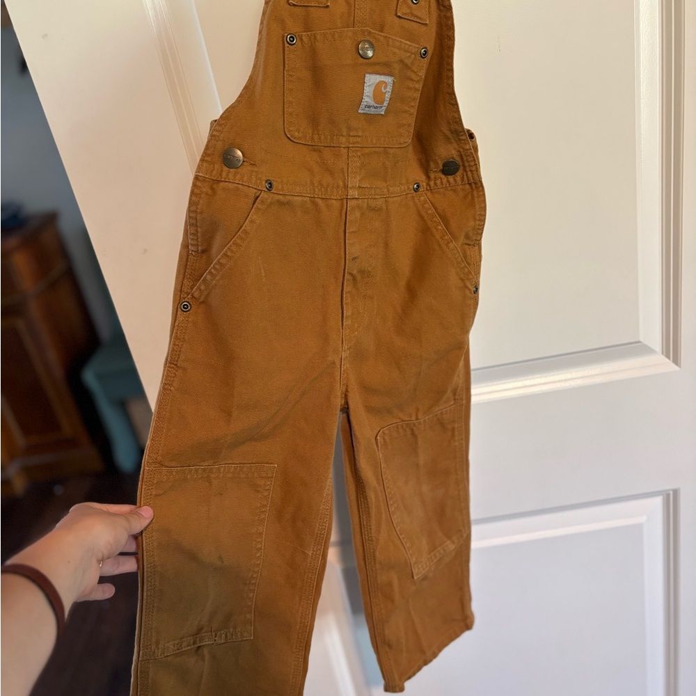 Carhartt Kids Tan Overalls